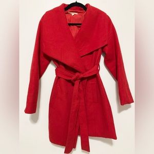 True Red Peacoat - Read Description*
